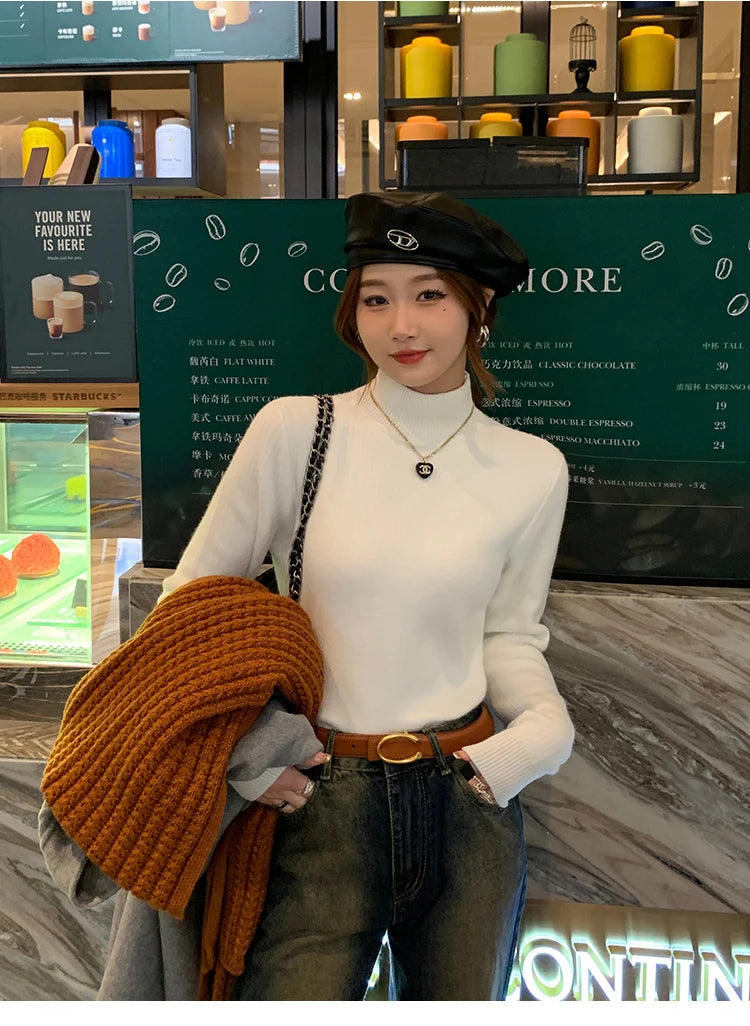The Lined Knit Turtleneck