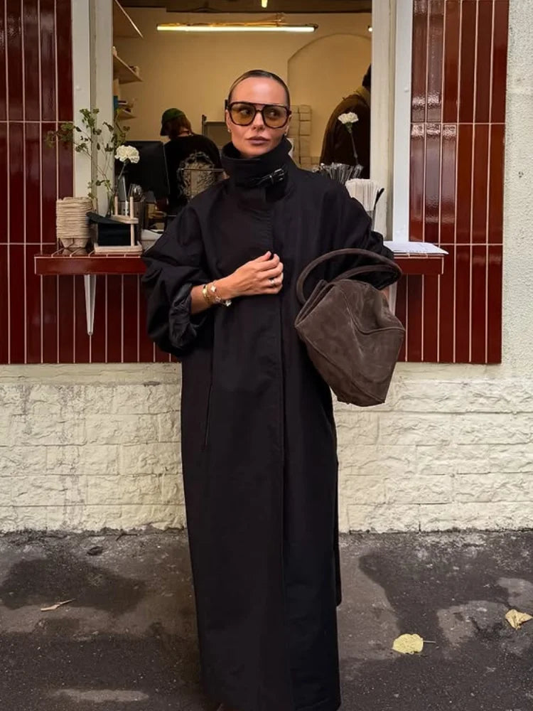 The Long Stand-Collar Trench