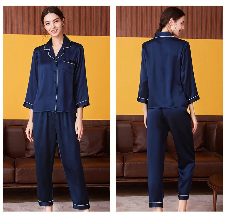 The Mulberry Silk Pajama Set