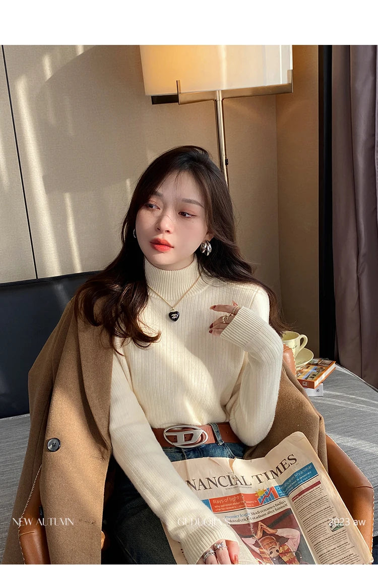 The Lined Knit Turtleneck