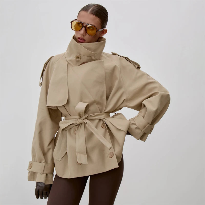 The Lace-Up Long Coat