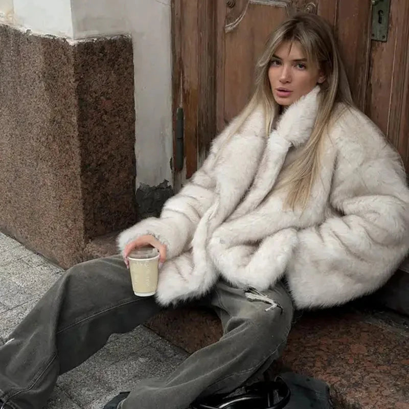 The Plush Faux Fur Coat