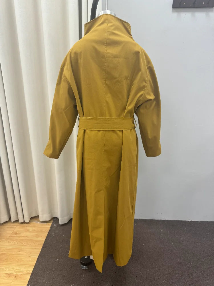 The Oversized Stand-Collar Trench