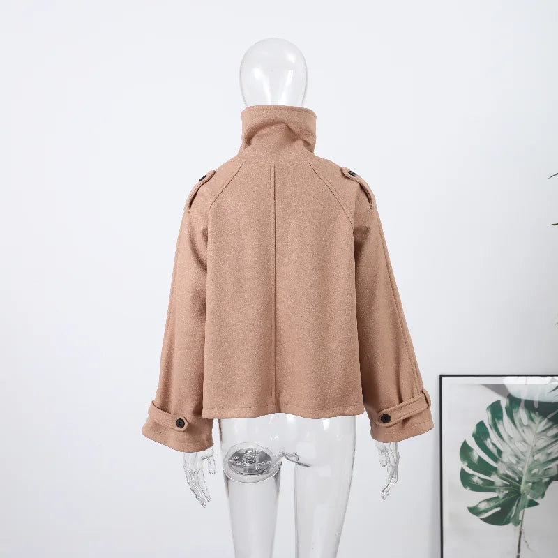The Stand-Collar Boxy Jacket