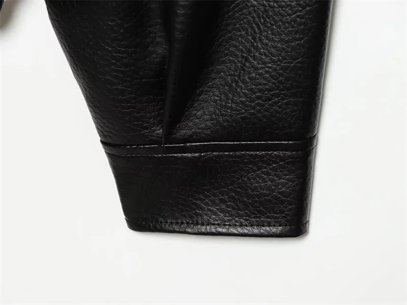 The Cruelty-Free Leather Biker Jacket