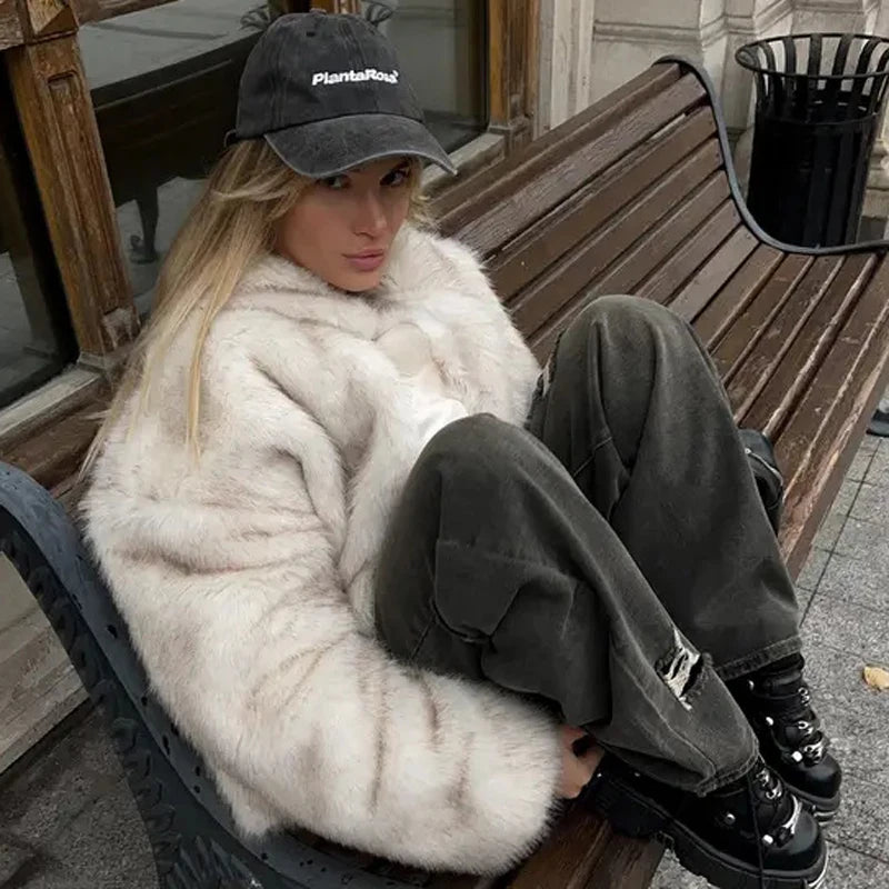 The Plush Faux Fur Coat