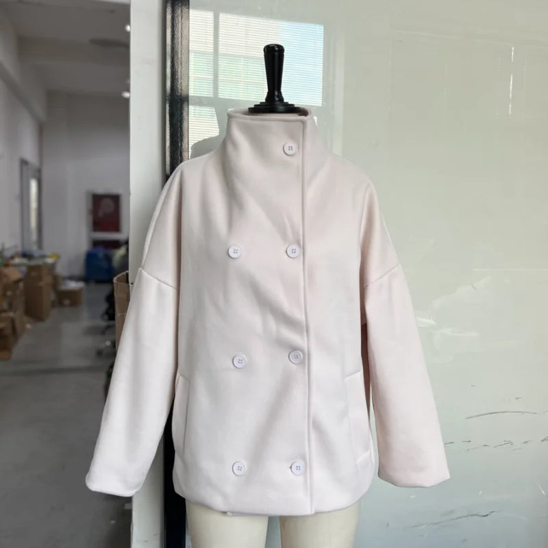 The Stand-Collar Boxy Jacket