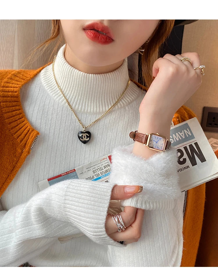 The Lined Knit Turtleneck