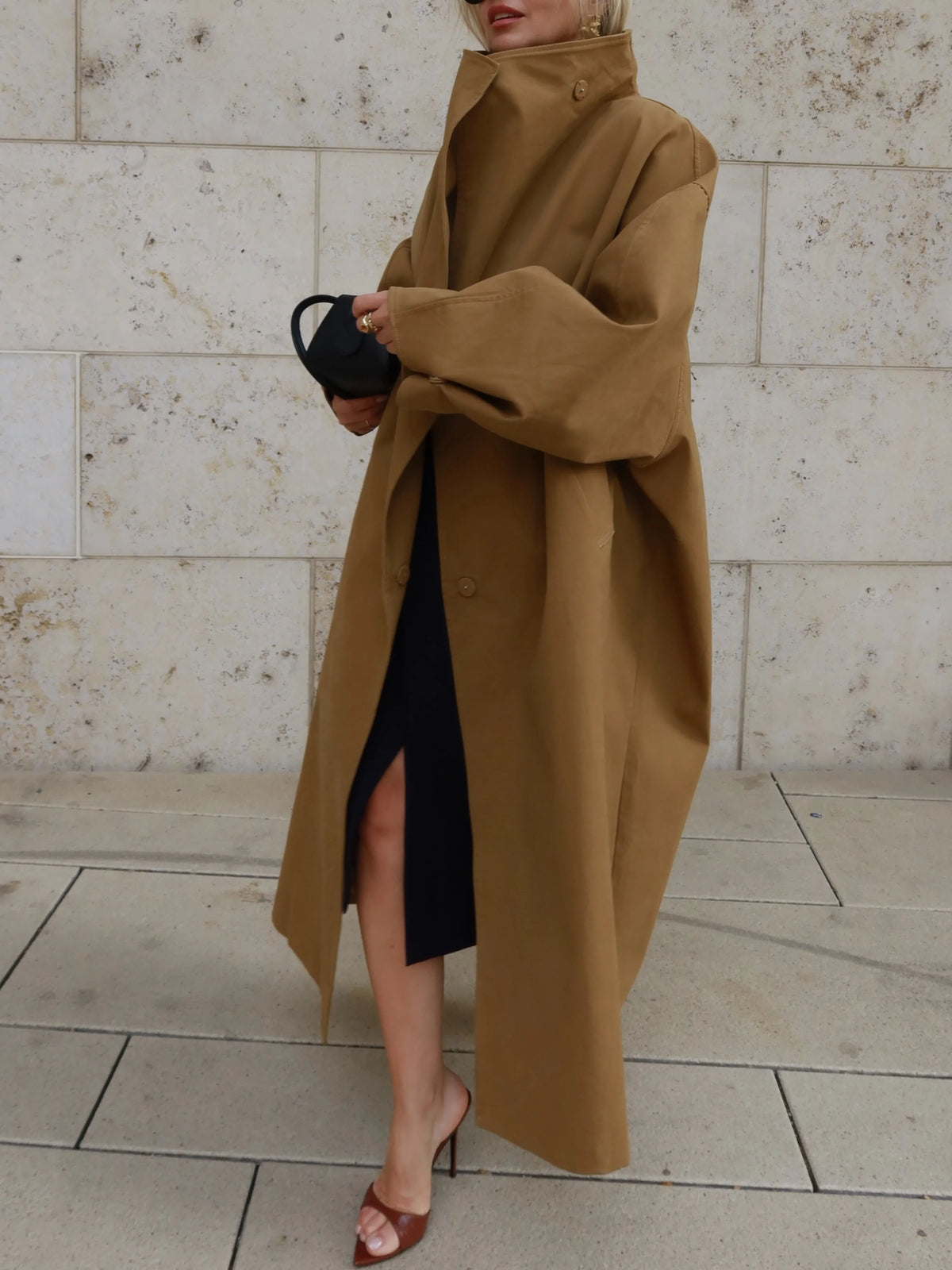 The Long Stand-Collar Trench