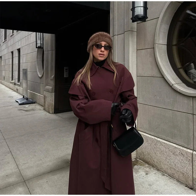 The Cape-Collar Belted Trench