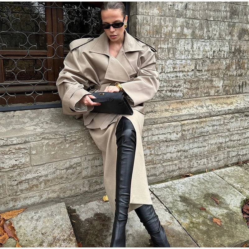 The Double-Breasted Belted Trench