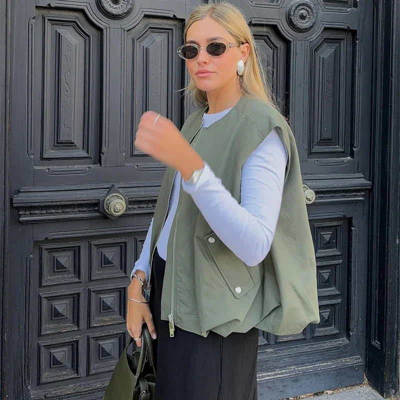The Cropped Wrap Trench