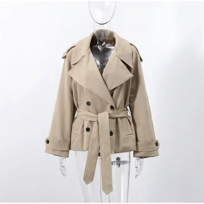 The Cropped Wrap Trench
