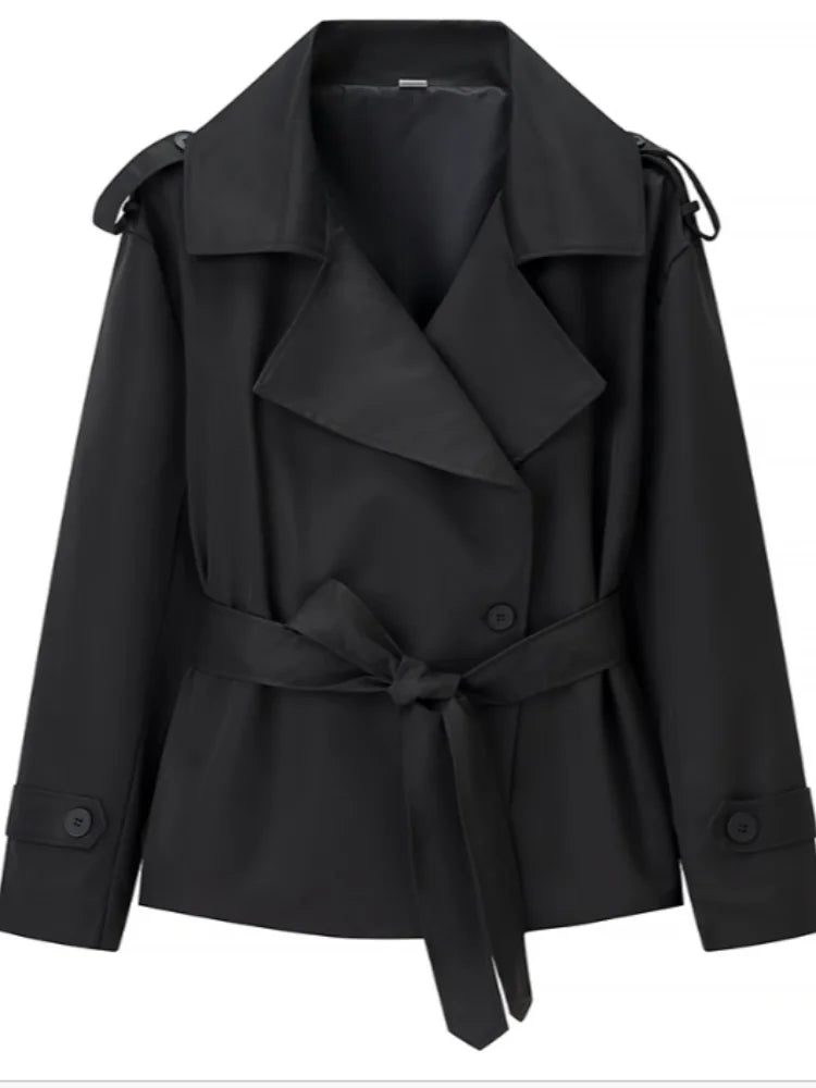 The Lace-Up Long Coat