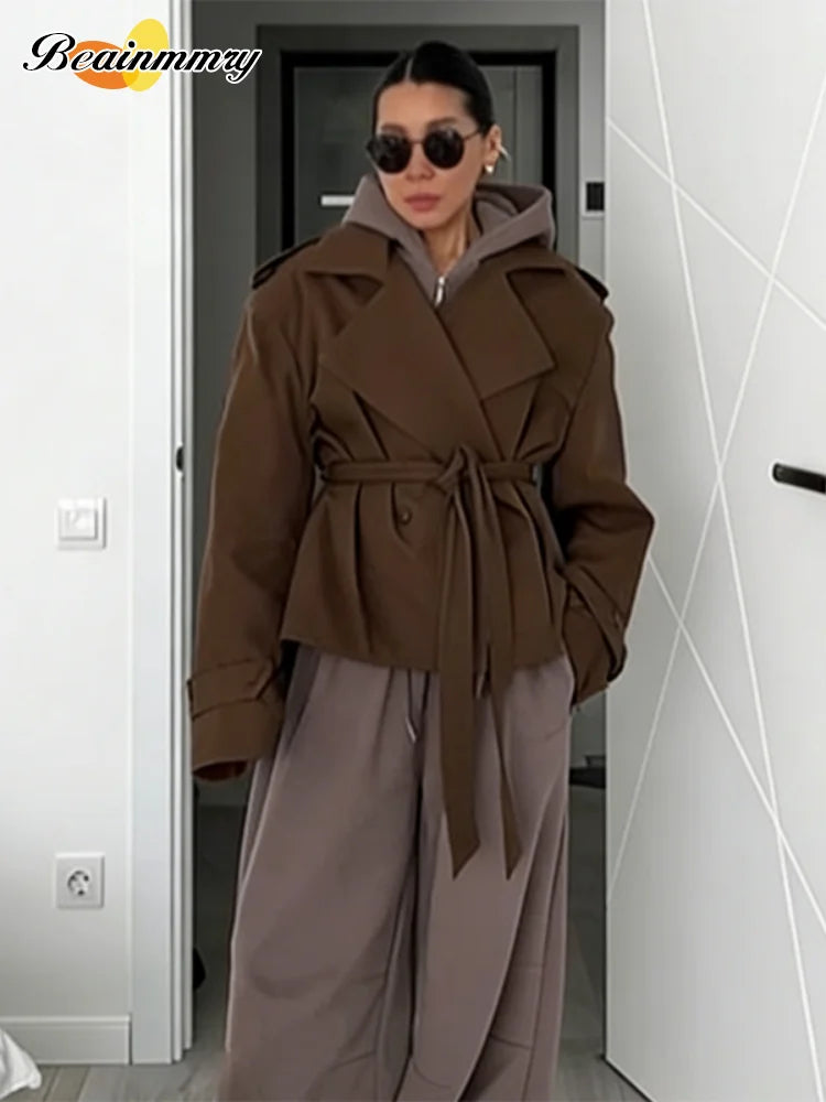 The Double-Breasted Belted Trench