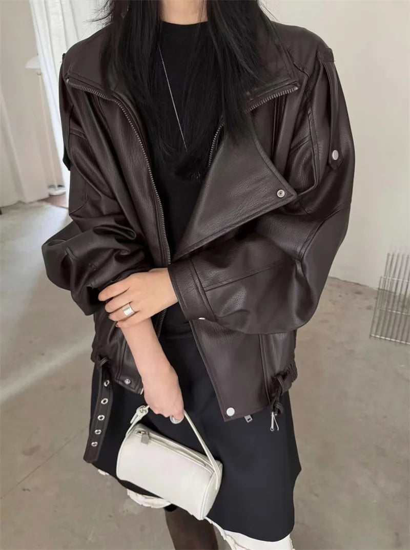 The Cruelty-Free Leather Biker Jacket