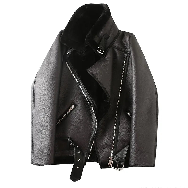 The Shearling-Look Aviator Jacket