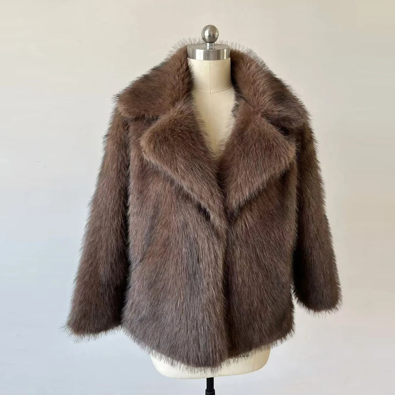 The Plush Faux Fur Coat
