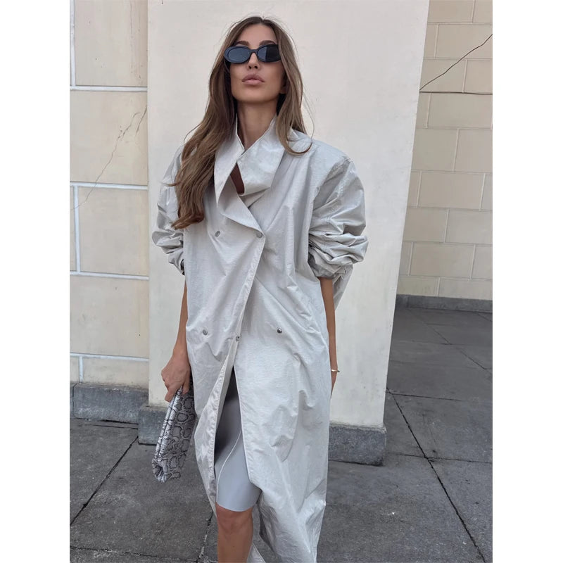 The Long Stand-Collar Trench