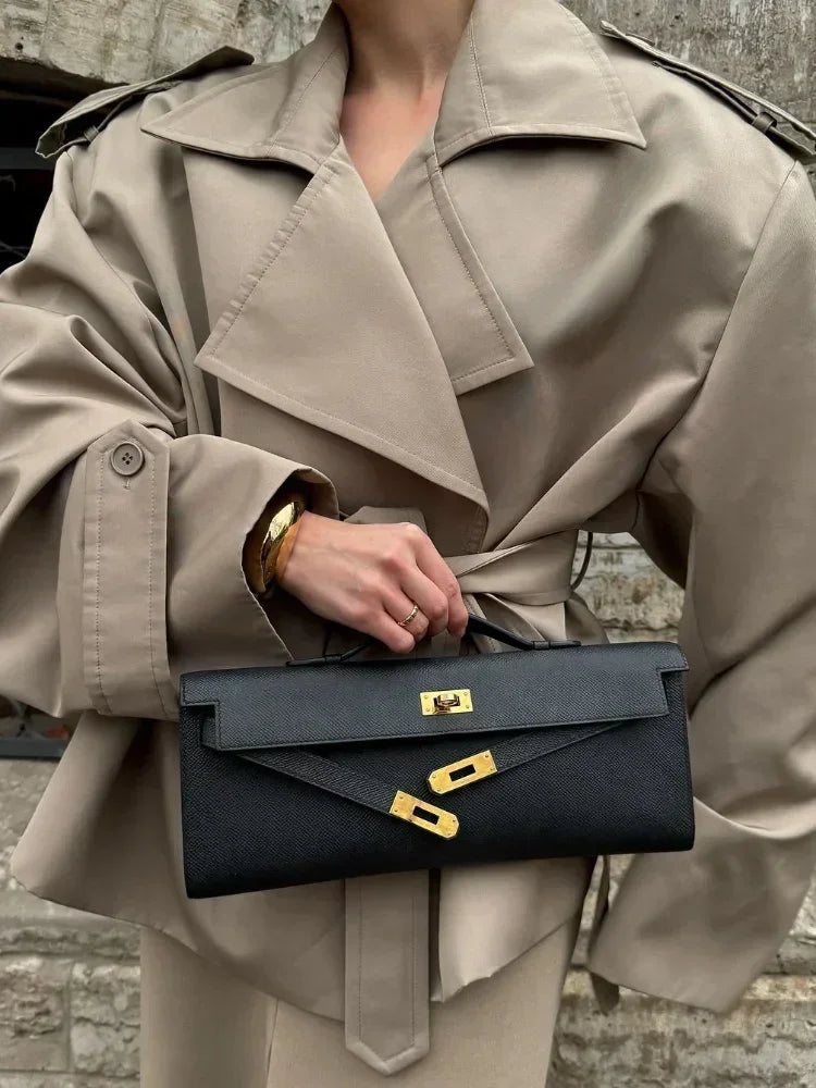 The Lace-Up Long Coat