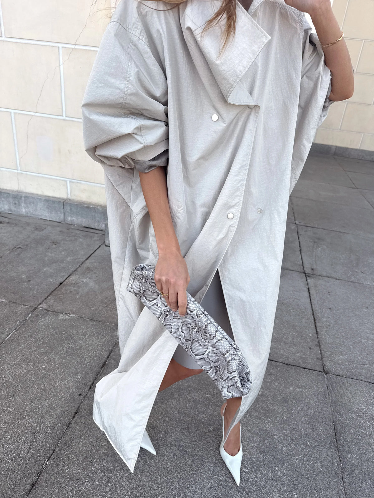 The Long Stand-Collar Trench
