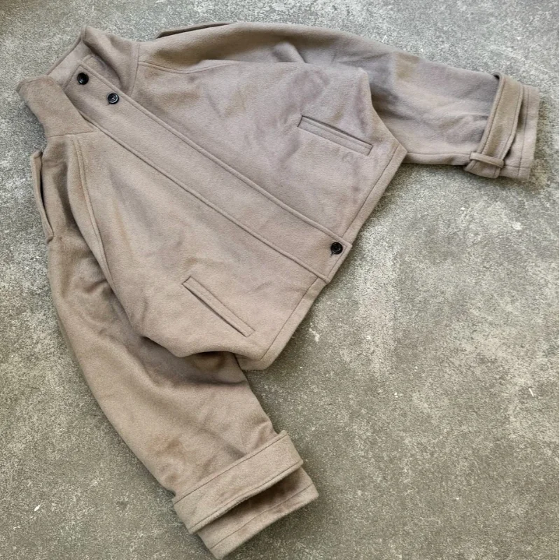 The Stand-Collar Boxy Jacket