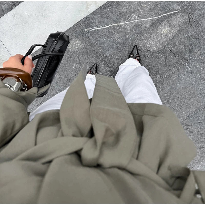 The Double-Breasted Belted Trench
