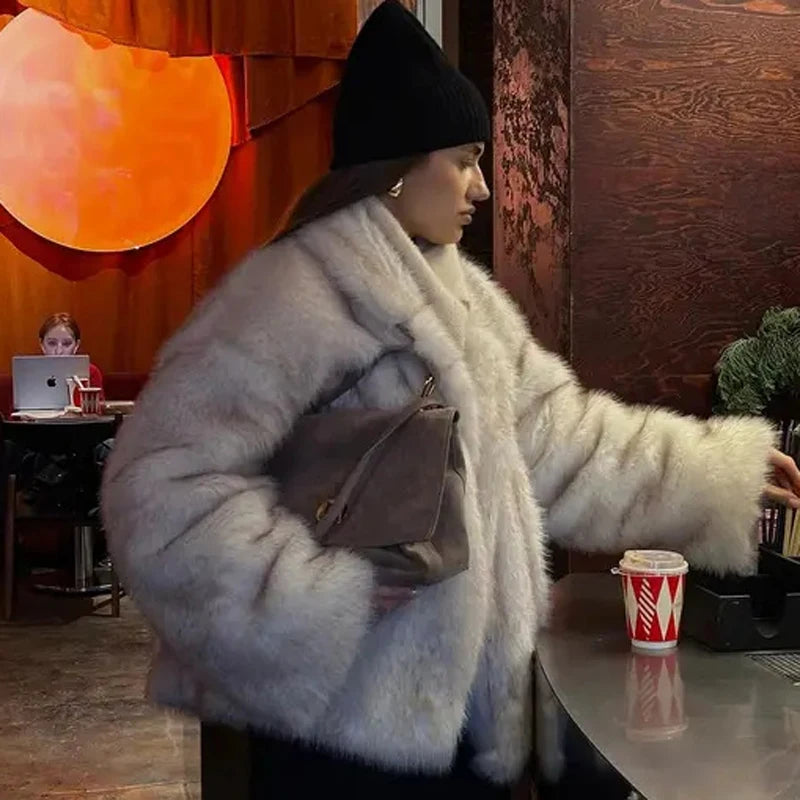 The Plush Faux Fur Coat