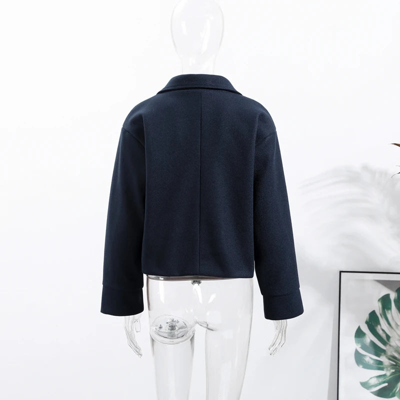 The Stand-Collar Boxy Jacket