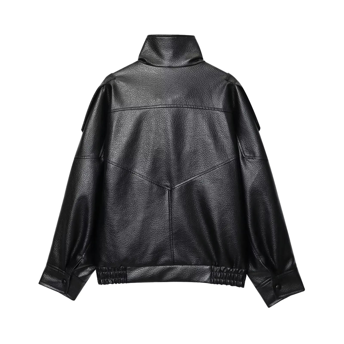The Oversized Cruelty-Free Leather Jacket