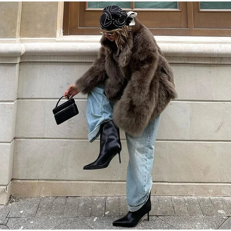 The Mink-Look Cruelty-Free Fur Jacket