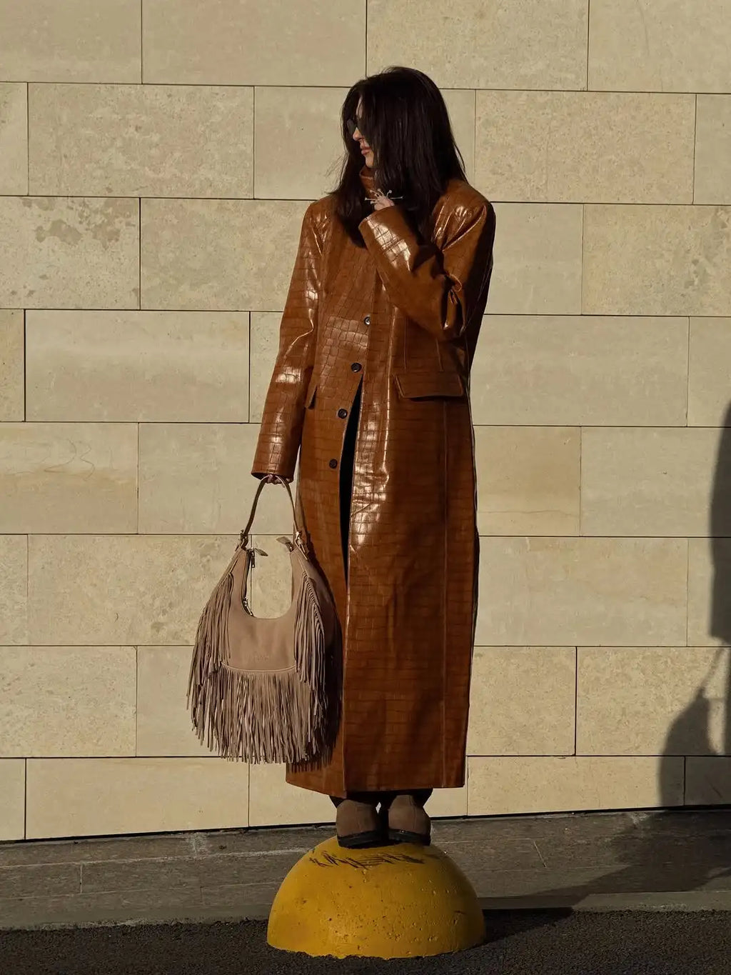 The Croc-Embossed Trench