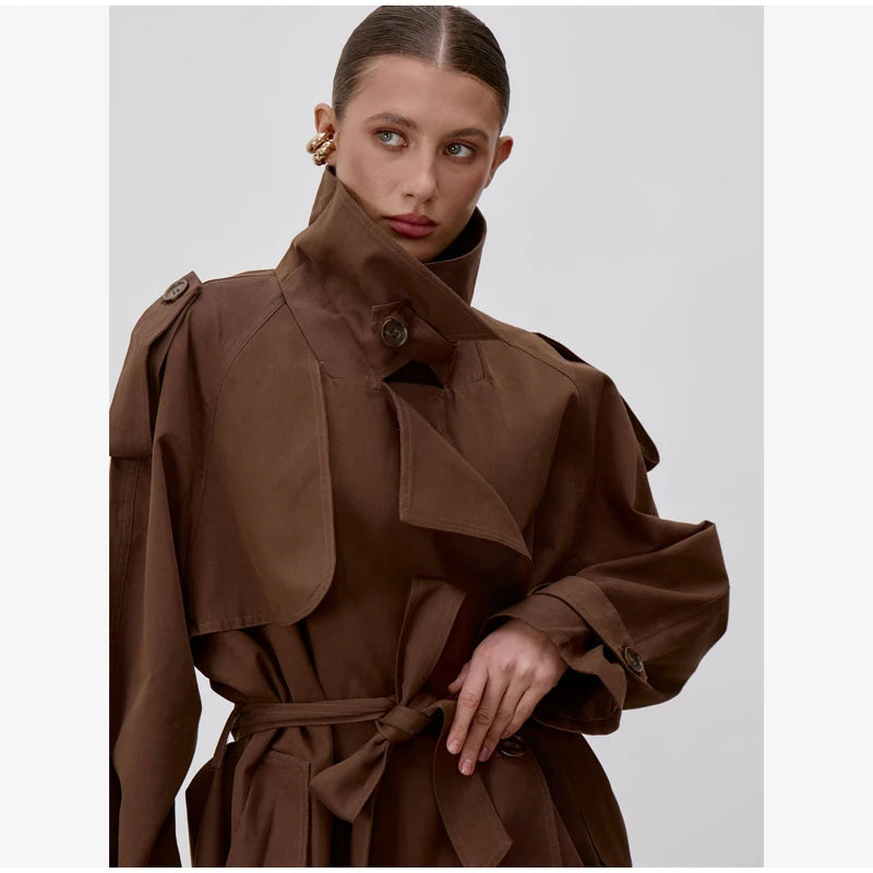 The Lace-Up Long Coat