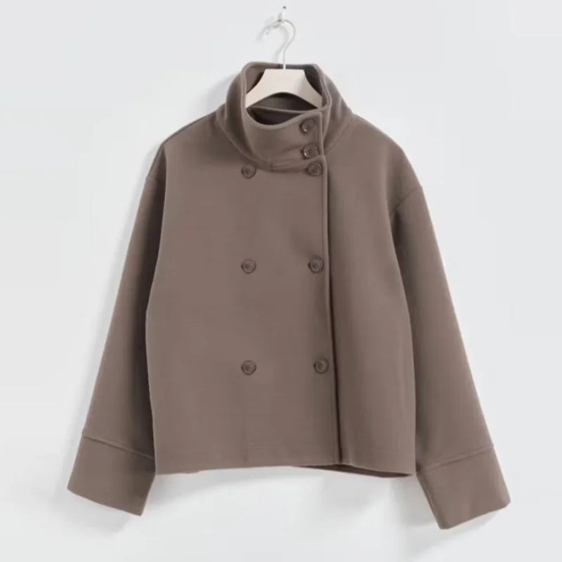The High-Neck Asymmetric Coat