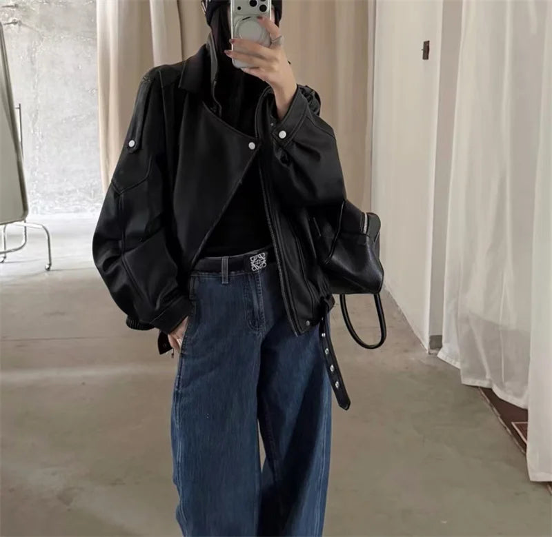 The Cruelty-Free Leather Biker Jacket