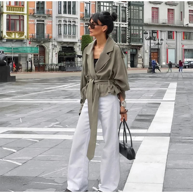 The Double-Breasted Belted Trench