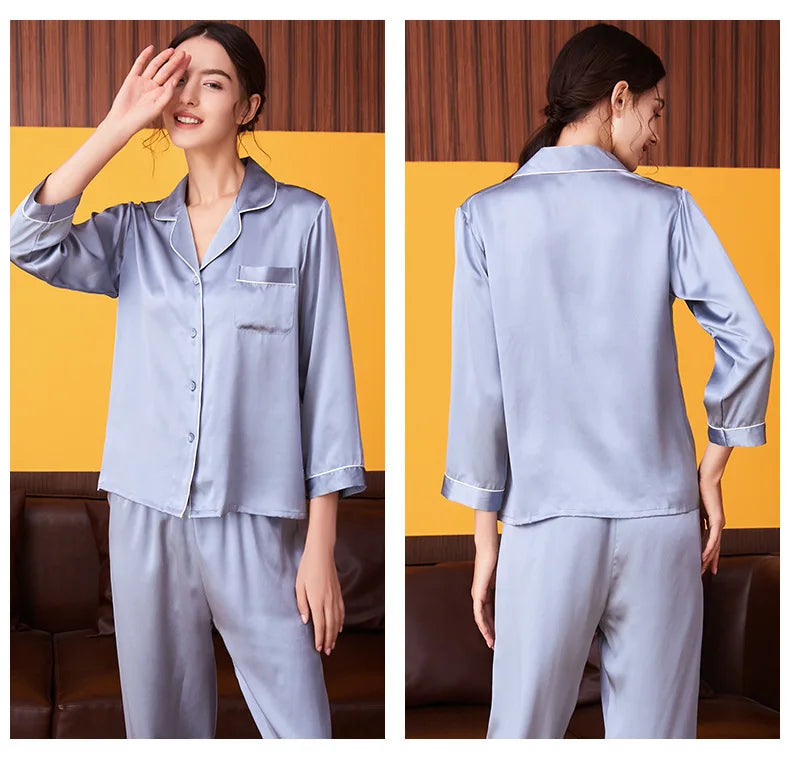 The Mulberry Silk Pajama Set