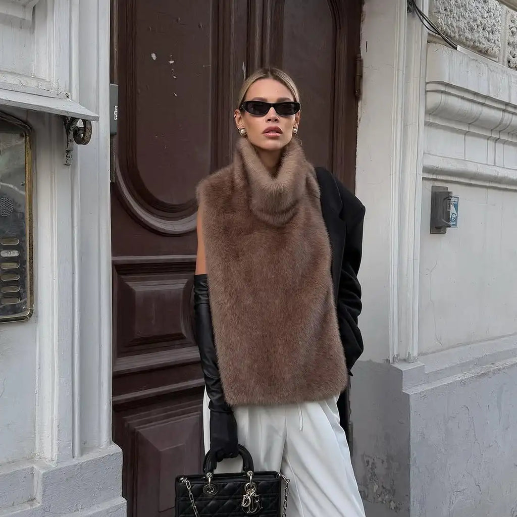 The Mink-Look Cruelty-Free Fur Jacket