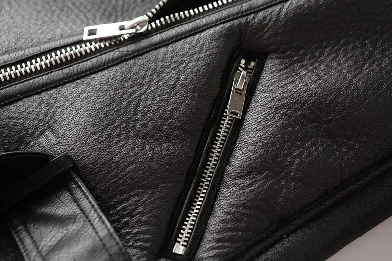 The Shearling-Look Aviator Jacket