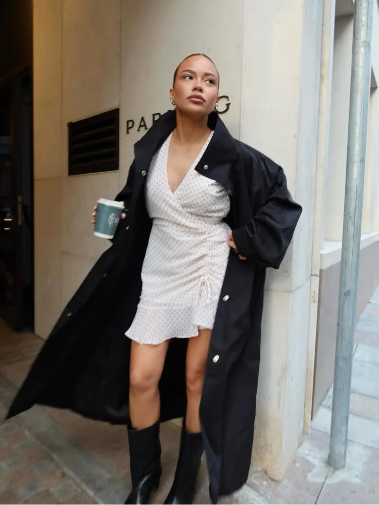 The Long Stand-Collar Trench