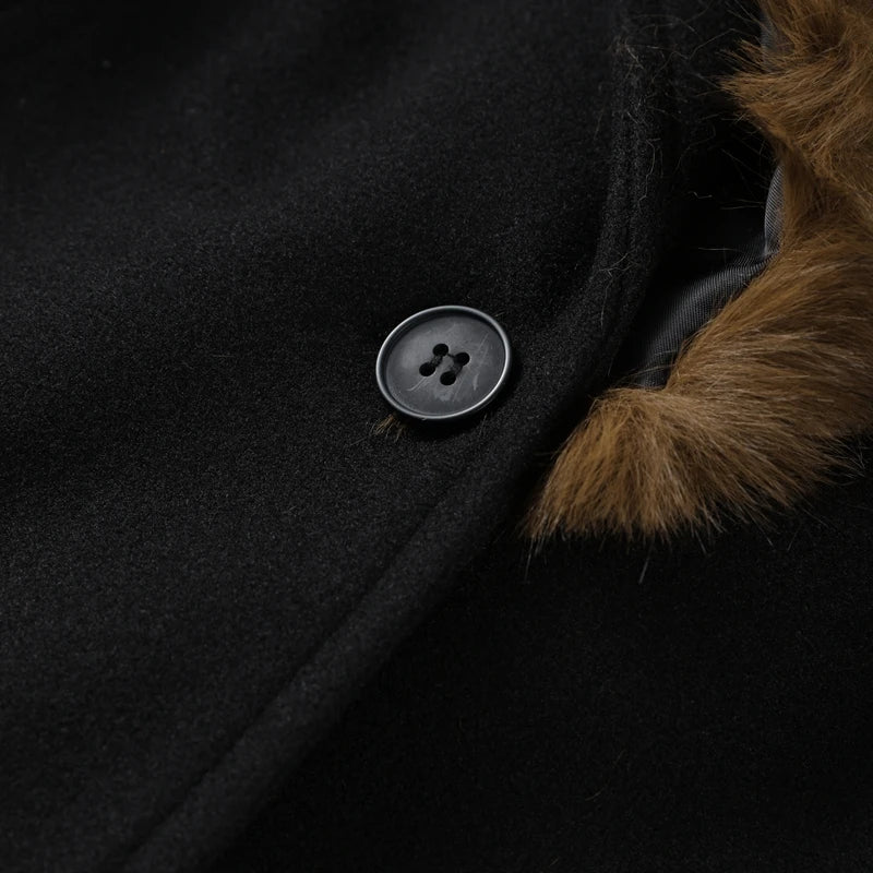 The Lace-Up Shawl-Collar Coat