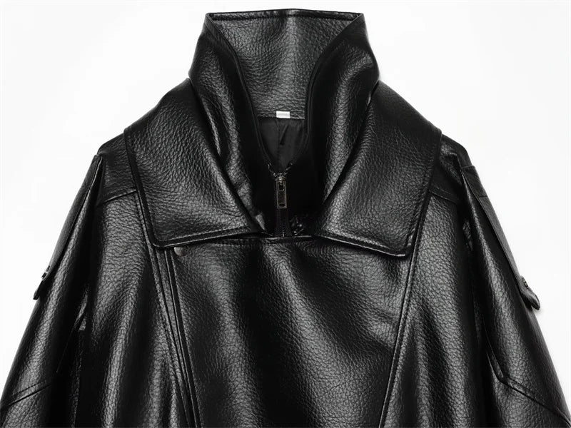 The Cruelty-Free Leather Biker Jacket