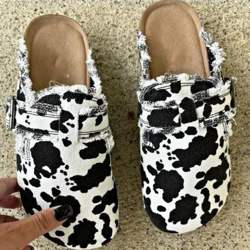 Flat Heel Round Toe Women's Vintage Clogs