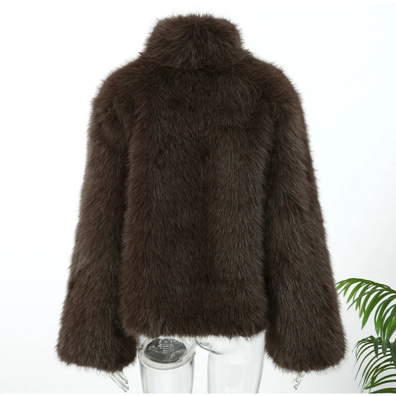 The Mink-Look Cruelty-Free Fur Jacket