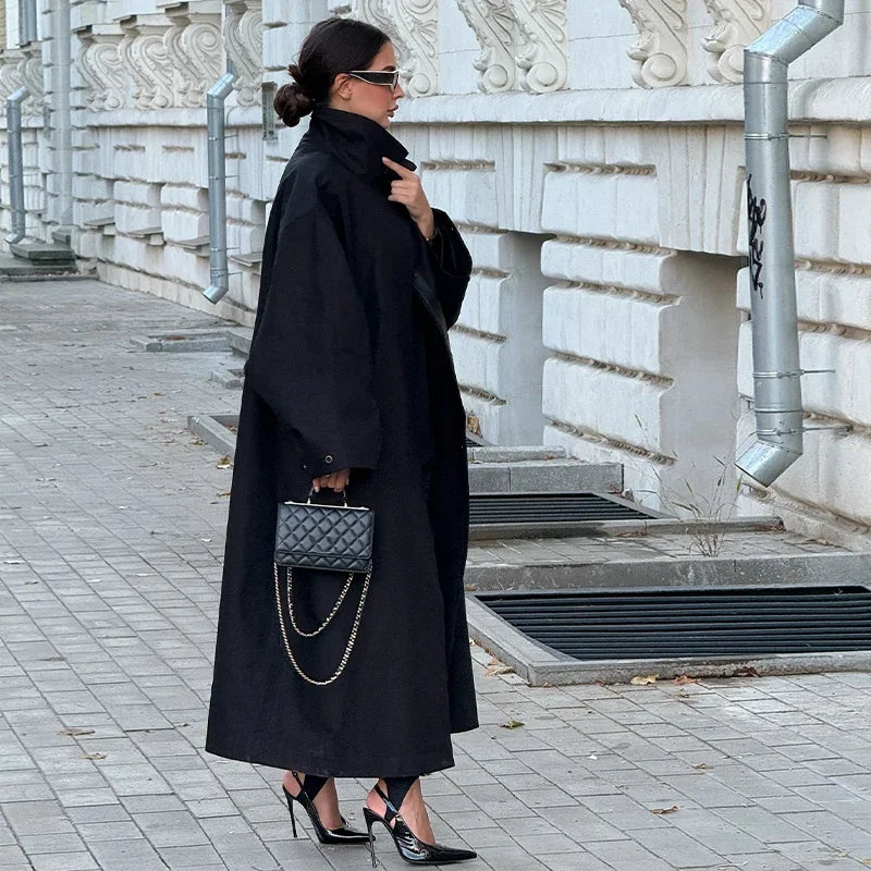 The Long Stand-Collar Trench