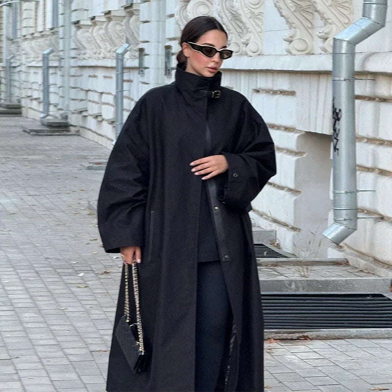 The Long Stand-Collar Trench