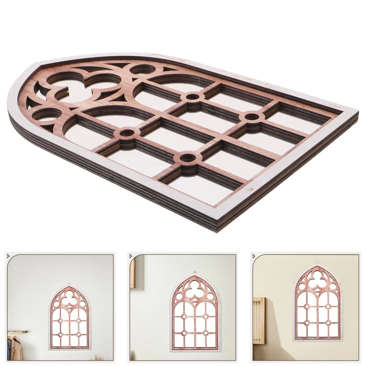 Gothic Cathedral Arch Wall Mirror