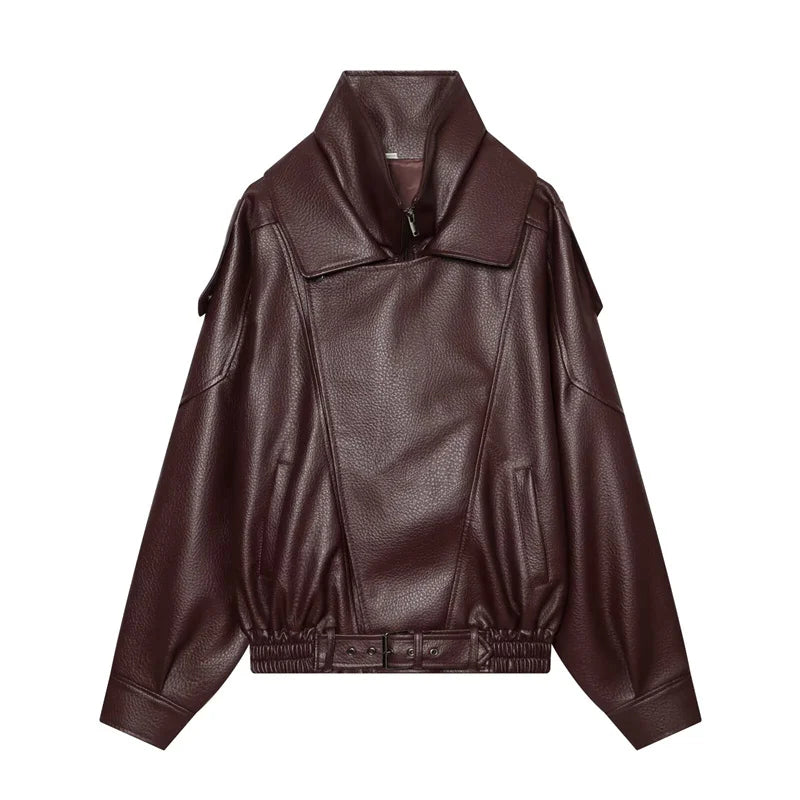 The Cruelty-Free Leather Biker Jacket