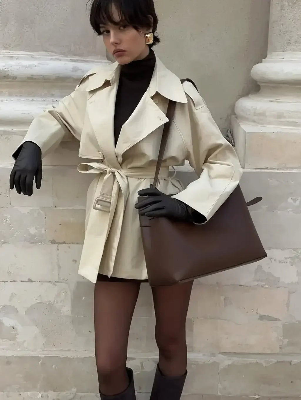 The Belted Short Trench