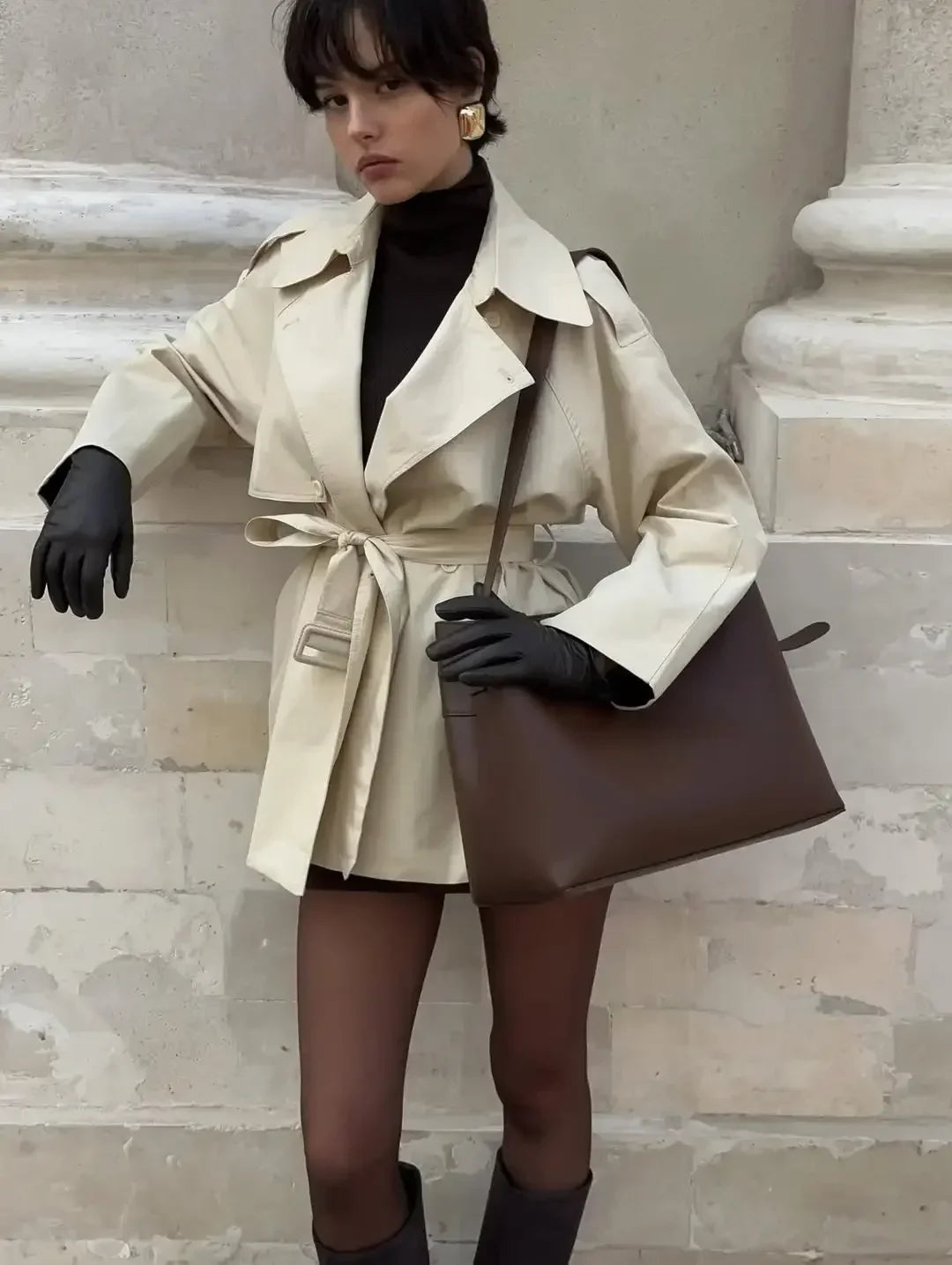 The Belted Short Trench